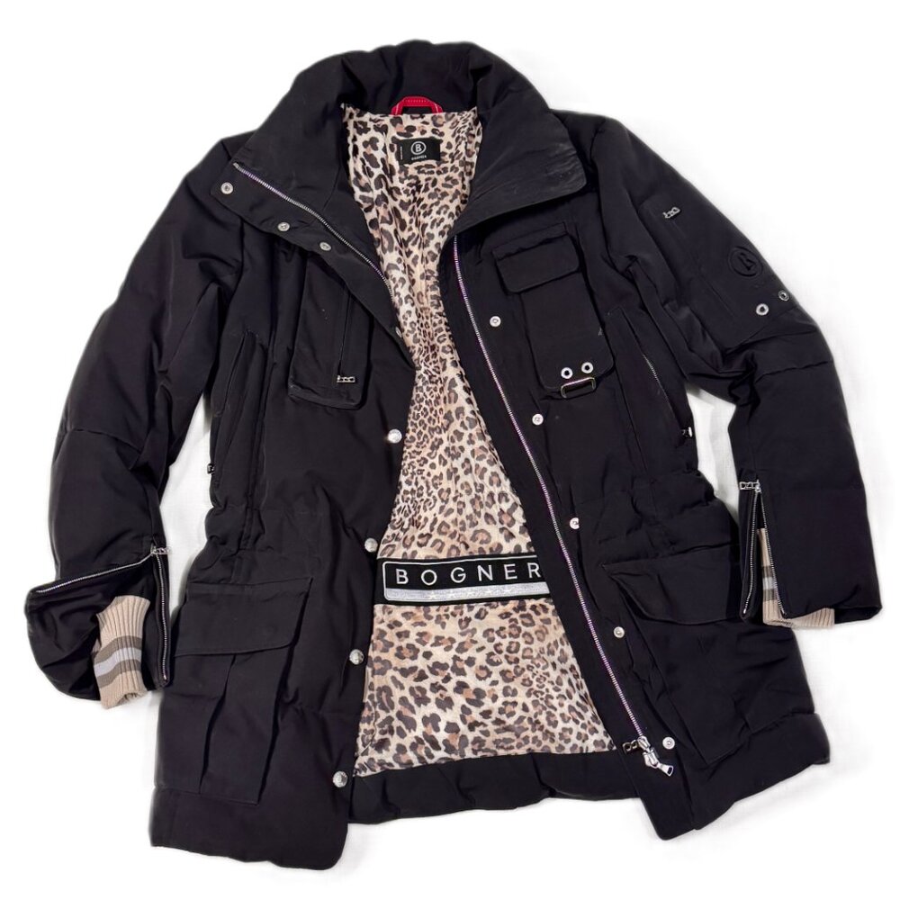 ::SOLD:: US4/Small :: Bogner Women’s Black Down Fill Ski Jacket